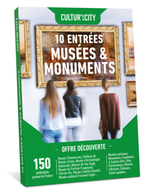 10 entrées Musées & Monuments - Les découvertes culturelles (Cultur'in The City)