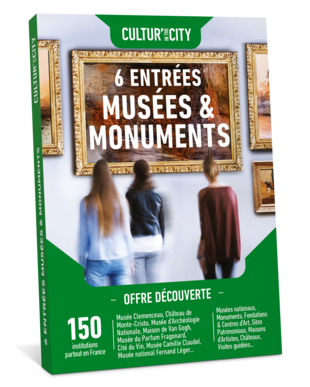 6 entrées Musées & Monuments Découverte