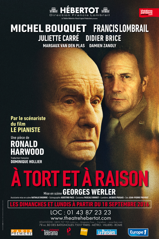 A Tort Et à Raison Avec Michel Bouquet (Théâtre Hébertot)