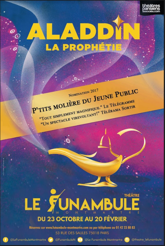 Aladdin   La Prophétie (Funambule Montmartre)
