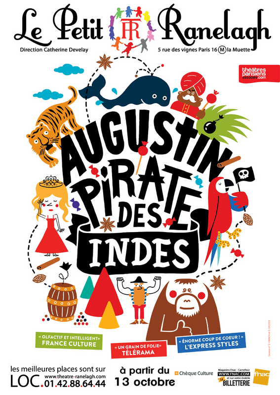 Augustin Pirates Des Indes Et Le Coffre Aux épices (Théâtre le Ranelagh)