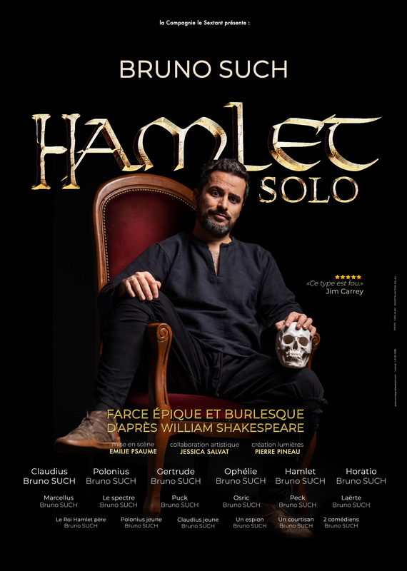 Bruno Such dans Hamlet solo (La Chocolaterie )
