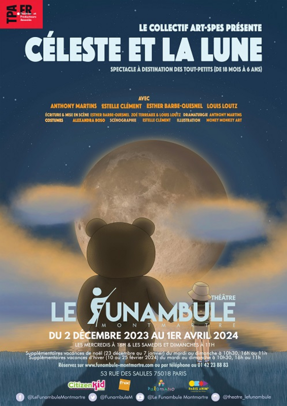 Céleste et la lune (Funambule Montmartre)
