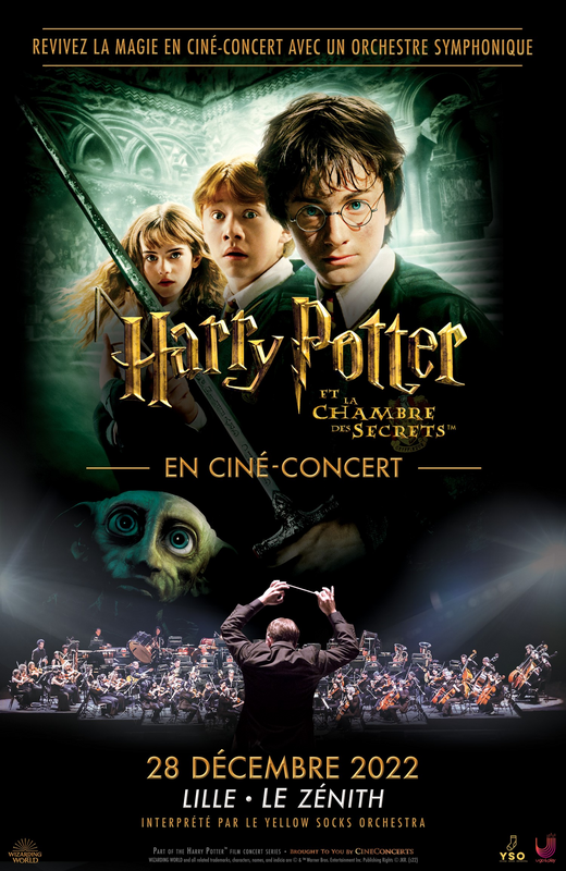 Ciné-concert : Harry Potter et la chambre des secrets Lille (Zenith De Lille - Arena)