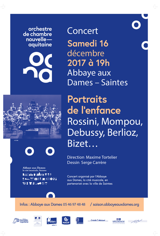 Concert De L'orchestre De Chambre Nouvelle Aquitaine, « Portraits De L'enfance » (L'abbaye aux Dames)