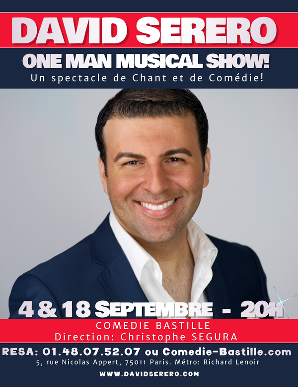David Serero   One Man Musical Show ! (Comédie Bastille)