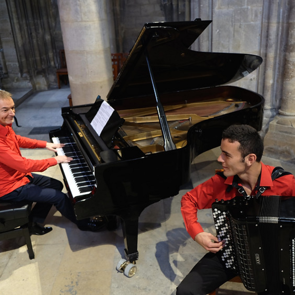 Du classique au tango accordéon/Piano Thomas Chedal / Philippe Alègre (Église Saint-Julien-le-Pauvre)