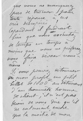 Exposition temporaire : De la plume au ciseau, la correspondance de Camille Claudel