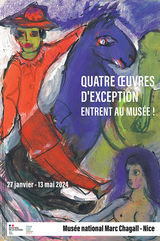 Exposition : Enrichir les collections, quatre œuvres d'exception entrent au musée ! (Musée national Marc Chagall)