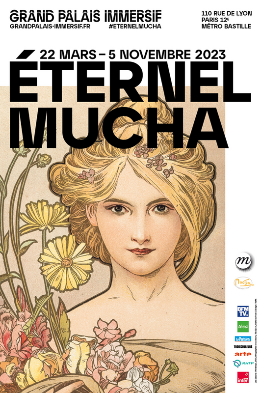 Grand Palais Immersif - Exposition temporaire : Eternel Mucha (Grand Palais Immersif)