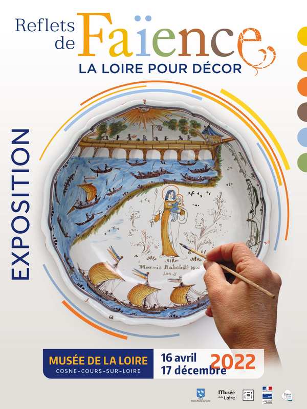 Exposition temporaire : Reflets de faïence, la Loire pour décor (Musée de la Loire)