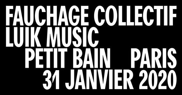 Fauchage Collectif x Luik Music  (Petit Bain)