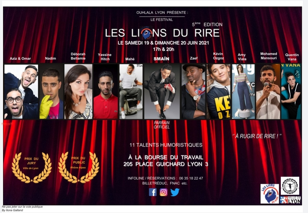 Festival Les Lions du rire - 5ème Edition (La Bourse Du Travail)