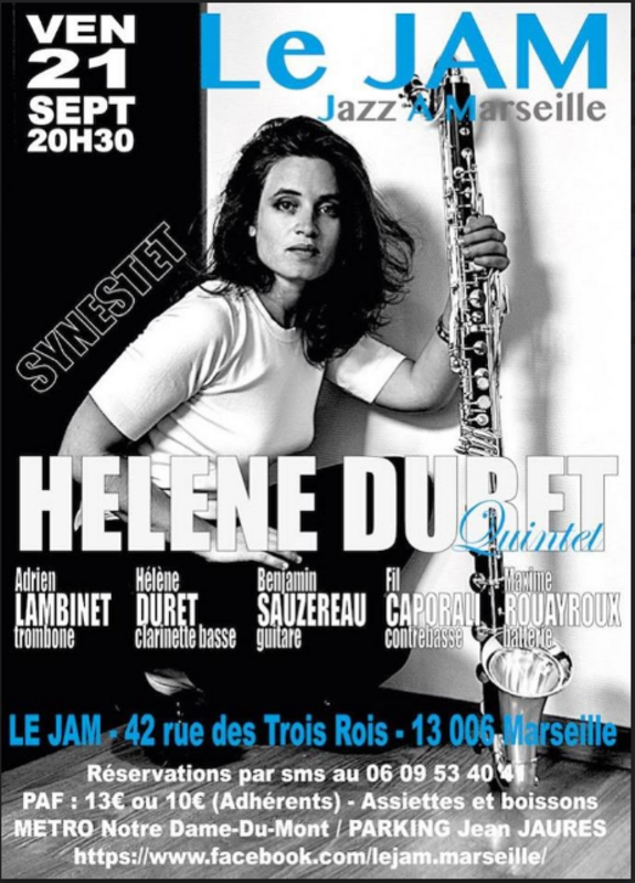 Hélène Duret Quintet   Synestet (Le Jam)