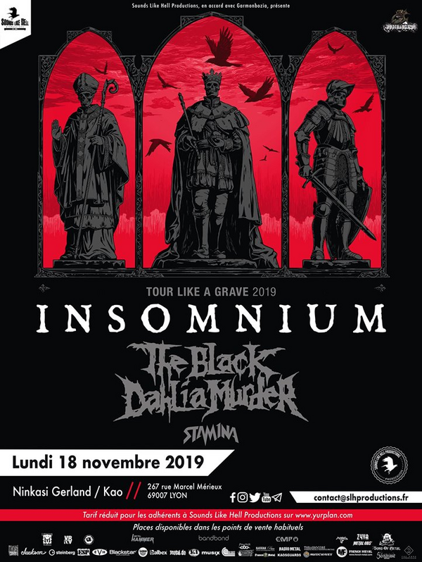 Insomnium + The Black Dahlia Murder + Stam1na (Ninkasi Gerland - Le Kao)