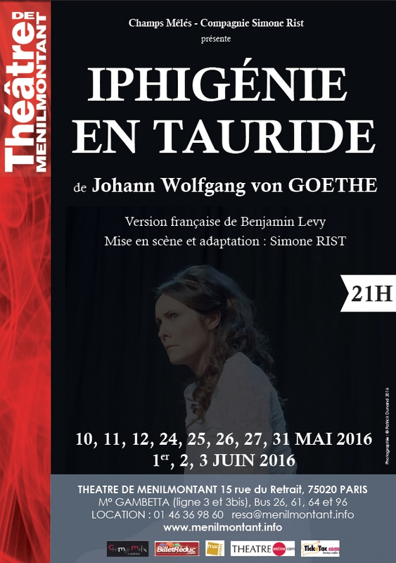 Iphigénie En Tauride (Théâtre De Ménilmontant (Xl))