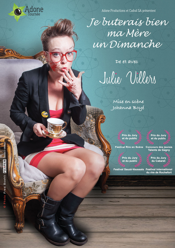 Julie Villers  dans Je buterais bien ma mère un dimanche (Théâtre Daudet )