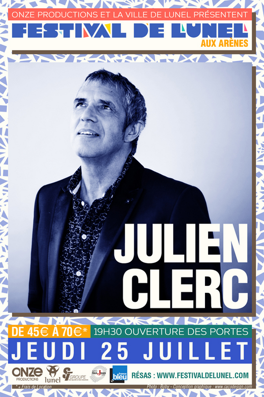 Julien Clerc  (+ Gabriel Jospeh) (Les Arènes San Juan)