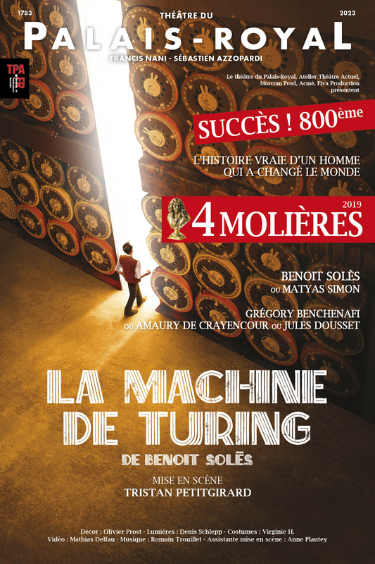 La Machine de Turing (Théâtre du Palais Royal)