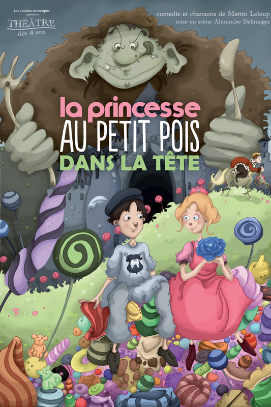 La princesse au petit pois dans la tête (Théâtre Le Bout)