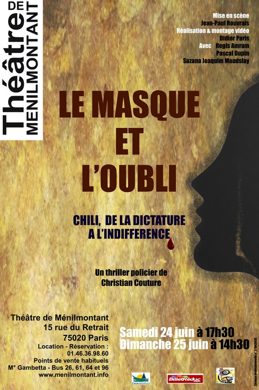 Le Masque Et L'oubli (Théâtre De Ménilmontant (Xl))