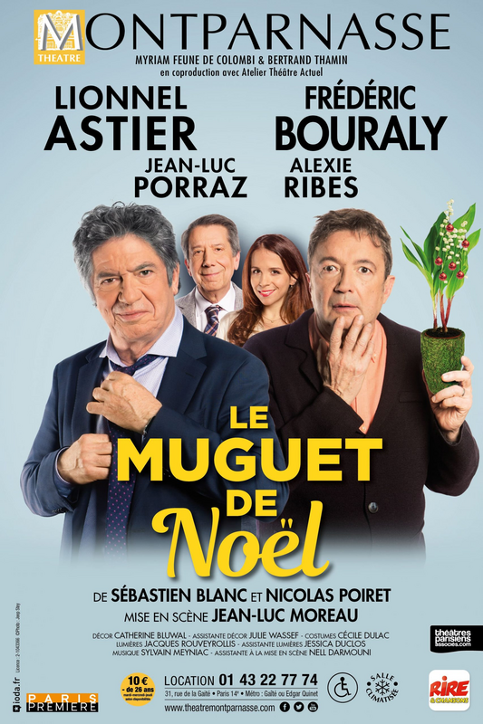 Le muguet de Noël avec Lionnel Astier et Frédéric Bouraly (Théâtre Montparnasse)