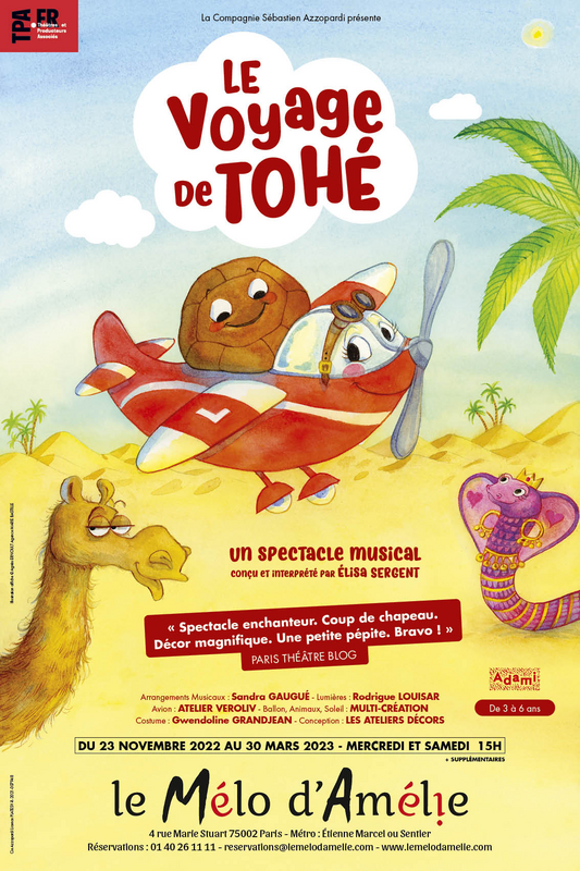 Le voyage de Tohé (Théâtre Le Mélo d'Amélie)