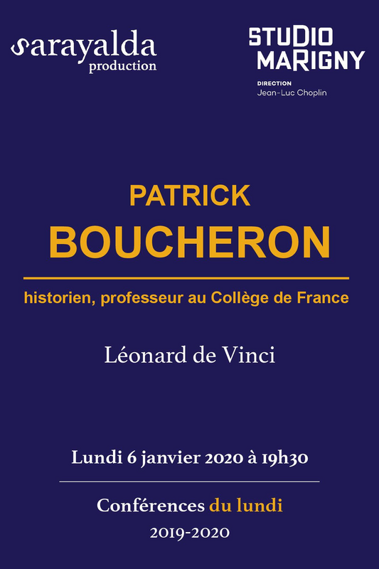 Léonard de Vinci par Patrick Boucheron (Théâtre Marigny)