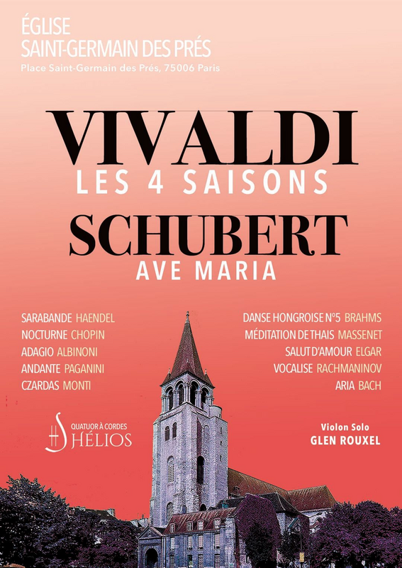 Les 4 Saisons de Vivaldi, Ave Maria et Célèbres Adagios (Eglise Saint Germain des prés)