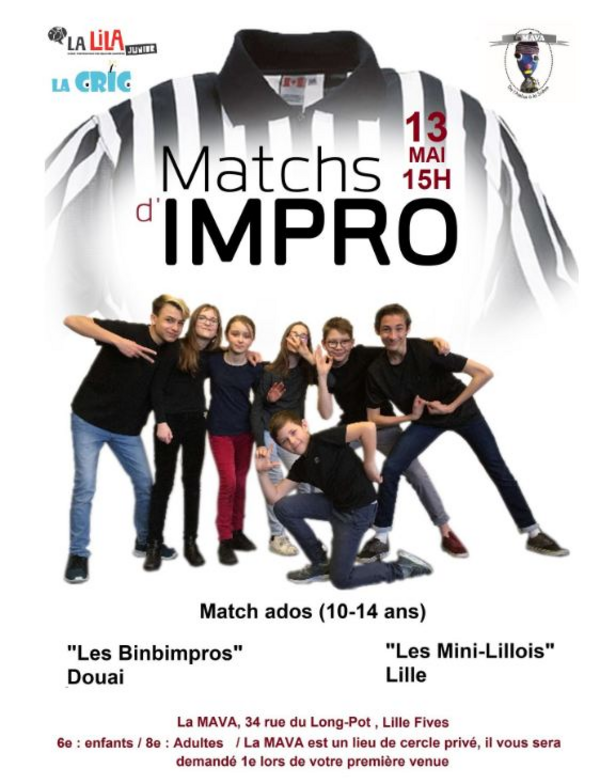 Les Binbimpro (Douai) Et Les Mini Lillois : Match D'impro (La mava)