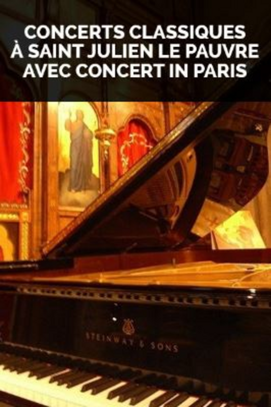 Les Plus Belles œuvres Classiques Pour Violoncelle Et Piano (Église Saint-Julien-le-Pauvre)