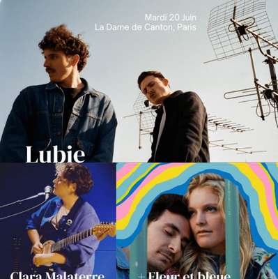 Lubie + Fleur et Bleue + Clara Malaterre
