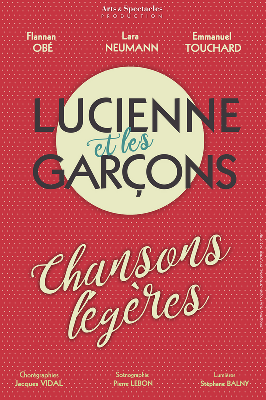 Lucienne et les Garçons - Chansons légères (Essaïon Théâtre)