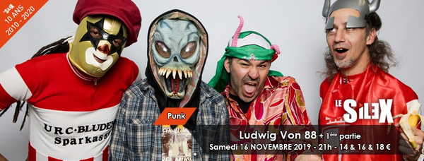 Ludwig Von 88 + 1 Ere Partie (Le Silex / Jazz club d'Auxerre)