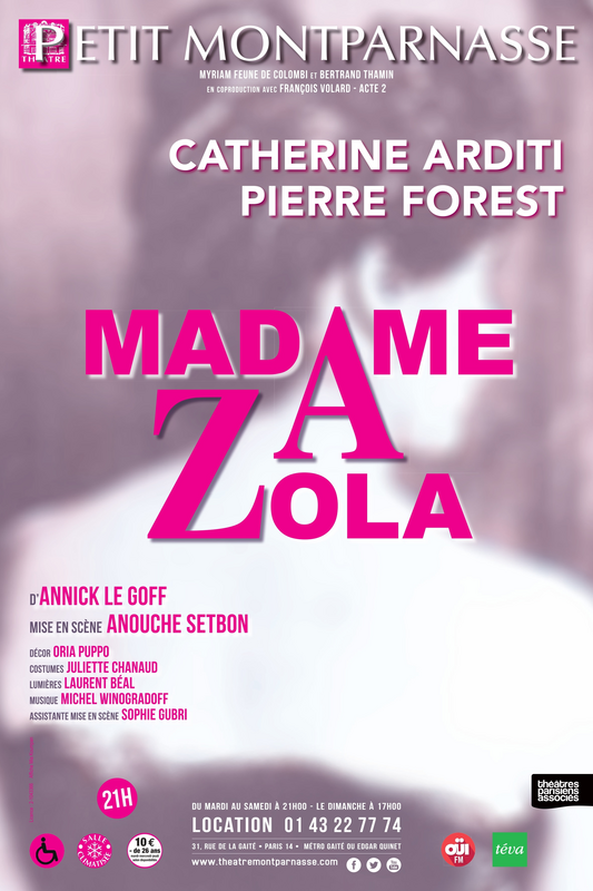 Madame Zola (Théâtre Montparnasse)