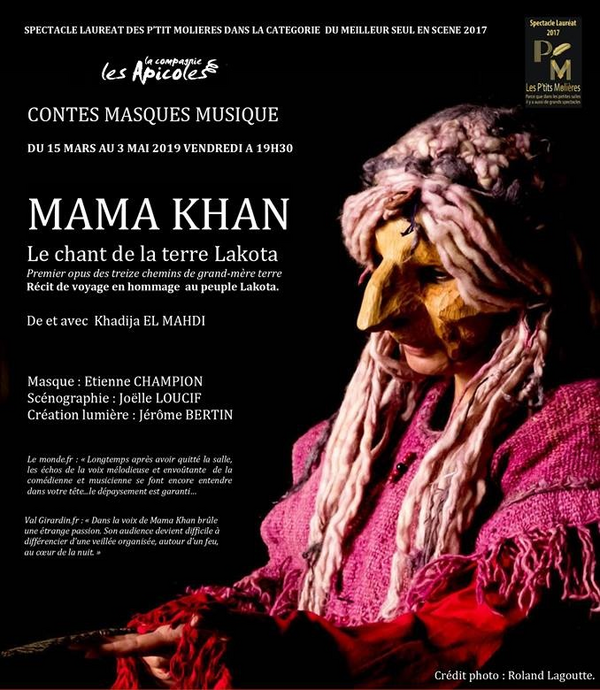 Mama Khan, Le Chant De La Terre Lakota (Théâtre La Croisée Des Chemins - La petite croisée des chemins)
