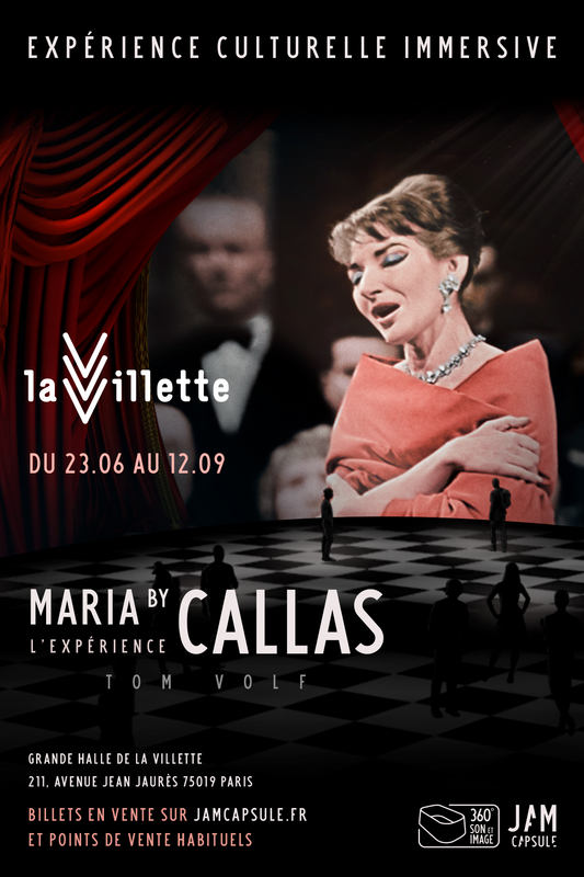 Maria By Callas, l'expérience |   JAM CAPSULE (La Grande Halle de La Villette )