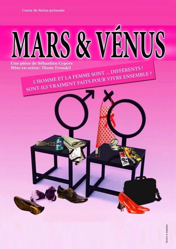 Mars & Vénus (La comédie de la Roseraie Café - Théâtre)