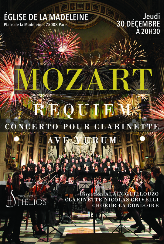 Mozart Requiem, Concerto pour Clarinette, Ave Verum (Eglise De La Madeleine)