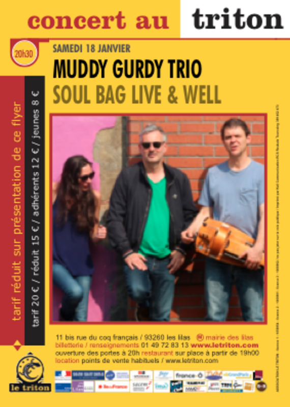 Muddy Gurdy Trio (Le Triton)