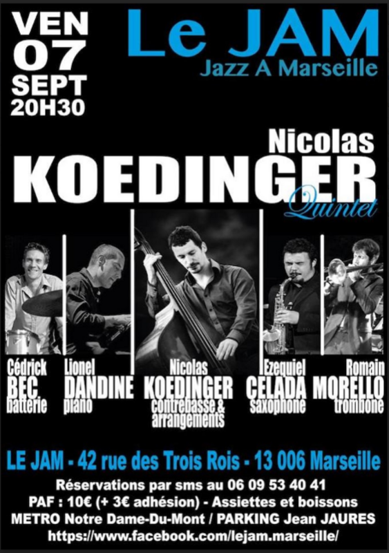 Nicolas Koedinger Quintet (Le Jam)