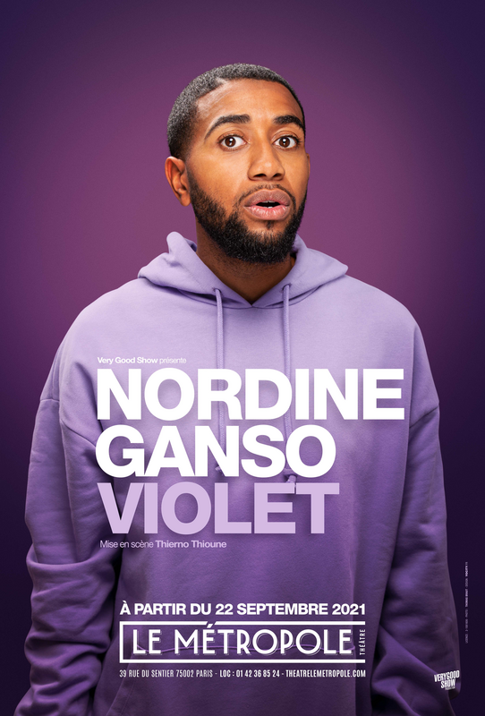 Nordine Ganso dans Violet (Théâtre Métropole)