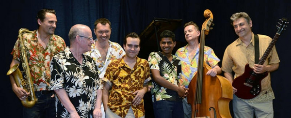One Eyed Cats avec le pianiste de boogie woogie Nirek Mokar et le saxophoniste ténor Claude Braud (Jazz en ville - Maison pour tous Gérard Philipe )