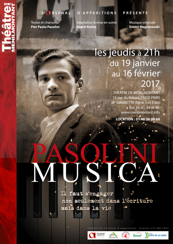 Pasolini Musica (Théâtre De Ménilmontant (Labo))