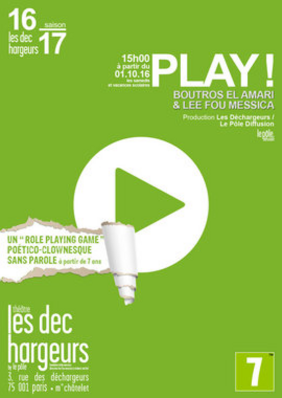 Play ! (Théâtre Les Déchargeurs)