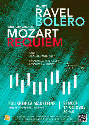 Requiem de Mozart  et  Boléro de Ravel