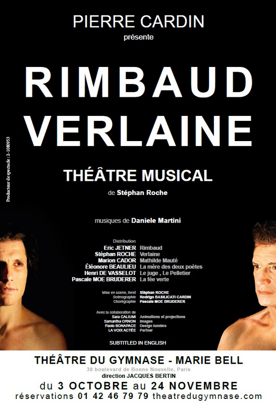 Rimbaud Verlaine (Théâtre du Gymnase Marie-Bell)
