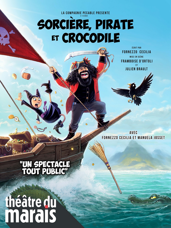 Sorcière, pirate et crocodile (Théâtre du Marais)