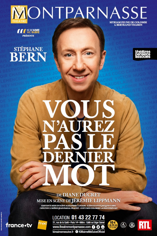 Stéphane Bern "Vous n'aurez pas le dernier mot" (Théâtre Montparnasse)