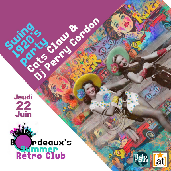 Swing 1920’s party - Festival Bordeaux's Summer Rétro Club (Thélonious Café Jazz Club)